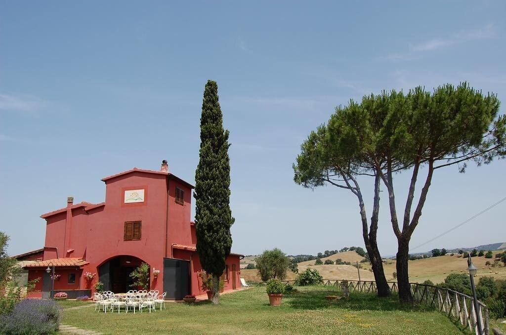 カパルビオAgriturismo Le Guardioleアパートメント エクステリア 写真